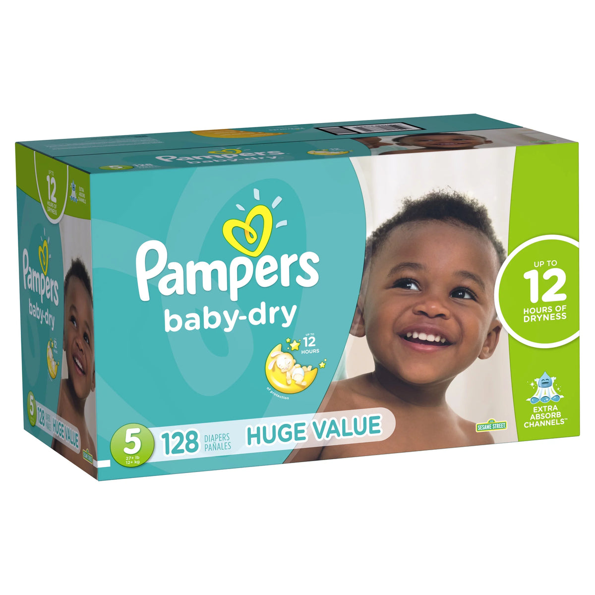Pampers 128ct Dry Hp Baby Pamp S5