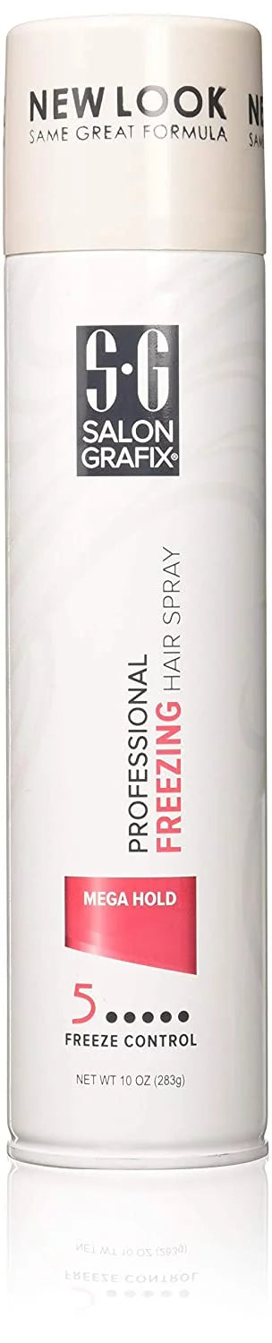 Hair Grafix Hold Spray, Freezing (Pack Salon oz 6) of 1.5 Mega