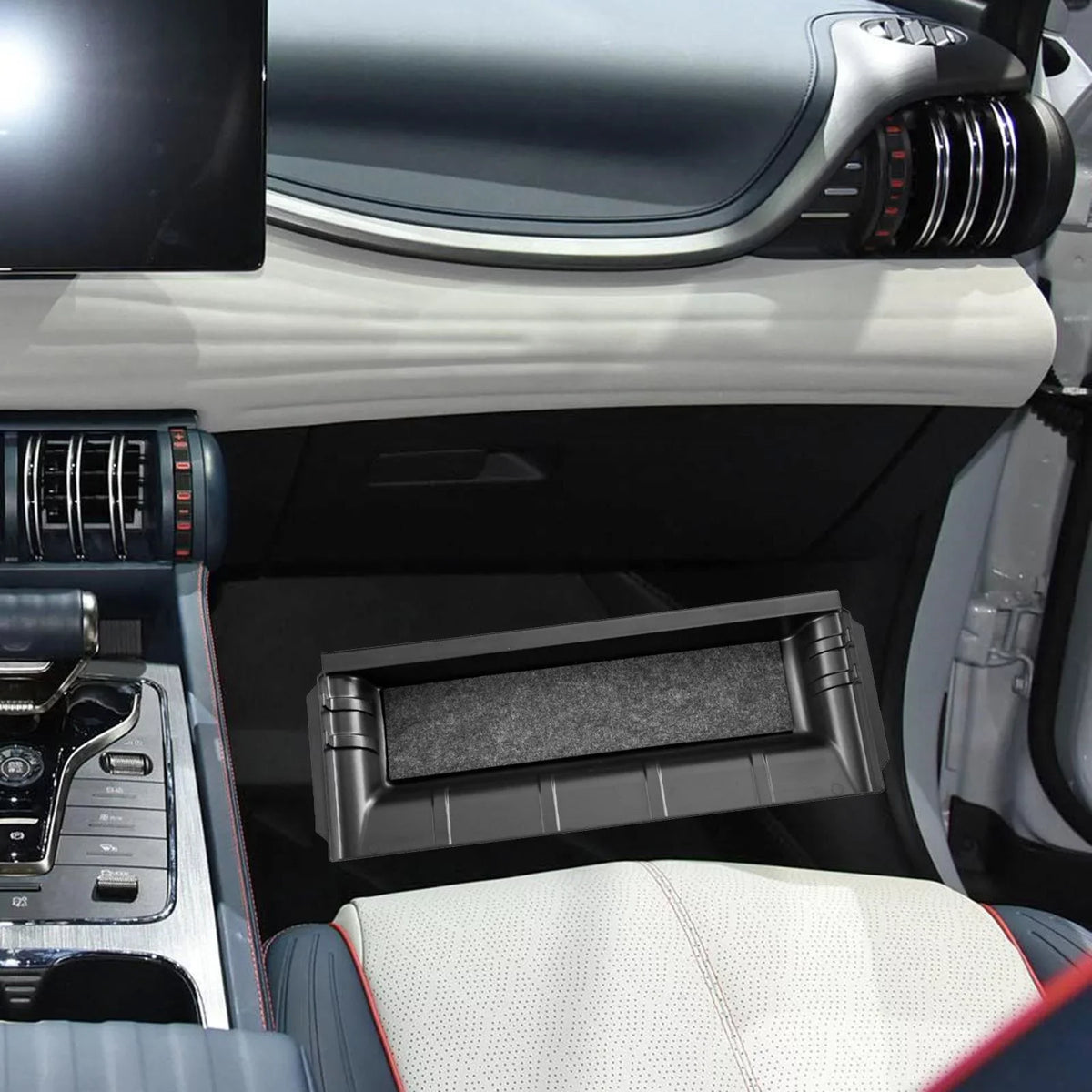 Storage Organizer Storage Hidden Box/ Tray Seat Tray Replaces 1Piece for Hidden Seat Yuan Atto under Hidden Box/ /Tray /Underseat under Tray/ Plus Storage 3