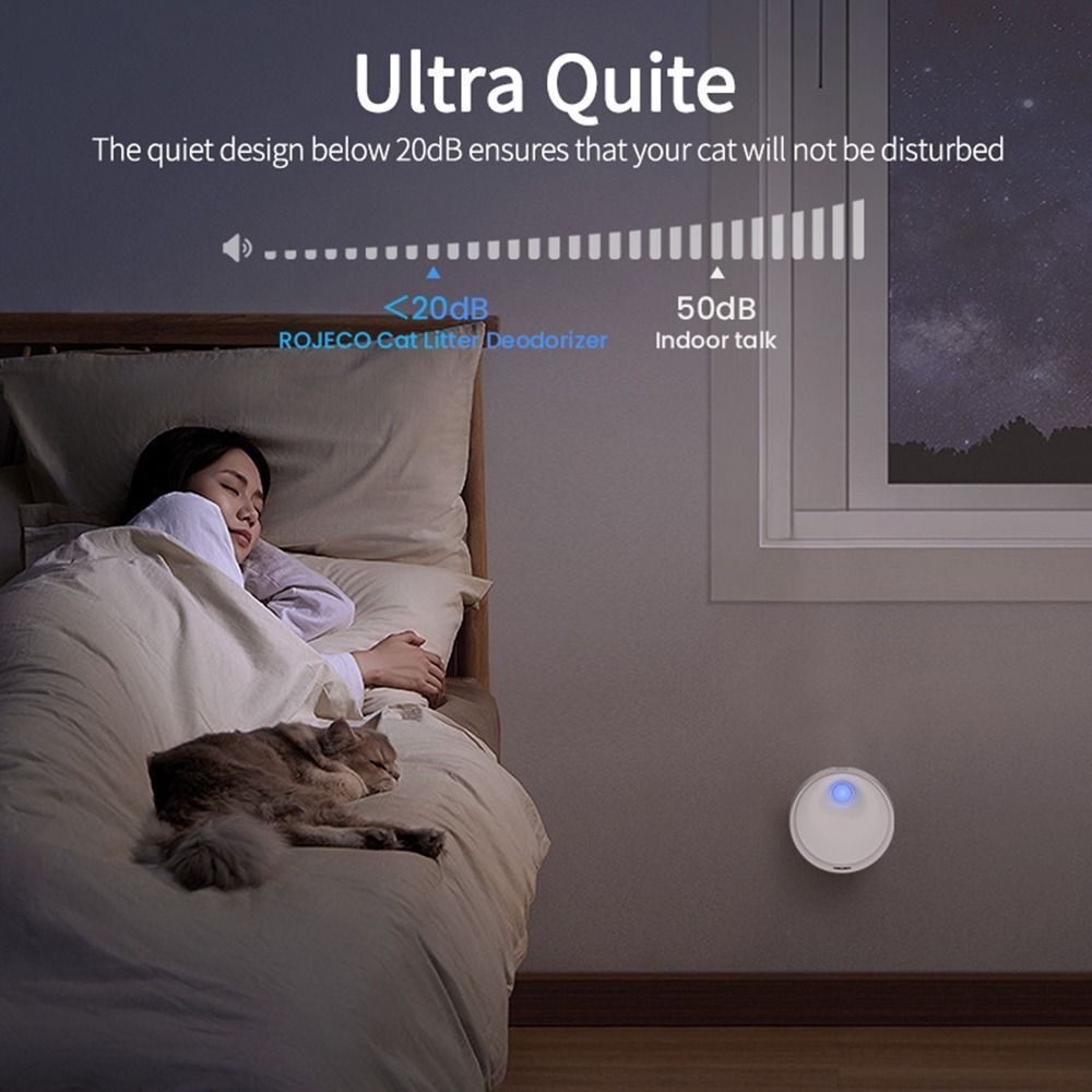 Smart Deodorizer Odor Cat Purifier Cleaner Pets Rechargeable Deodorization Air