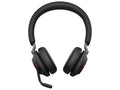 Jabra with Stand USB-C Connector Teams - Evolve2 USB-C - Circumaural Headset MS Black Charging 65 Stereo